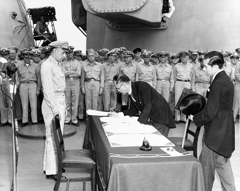 Акт о капитуляции Японии подписан 2 сентября 1945 года